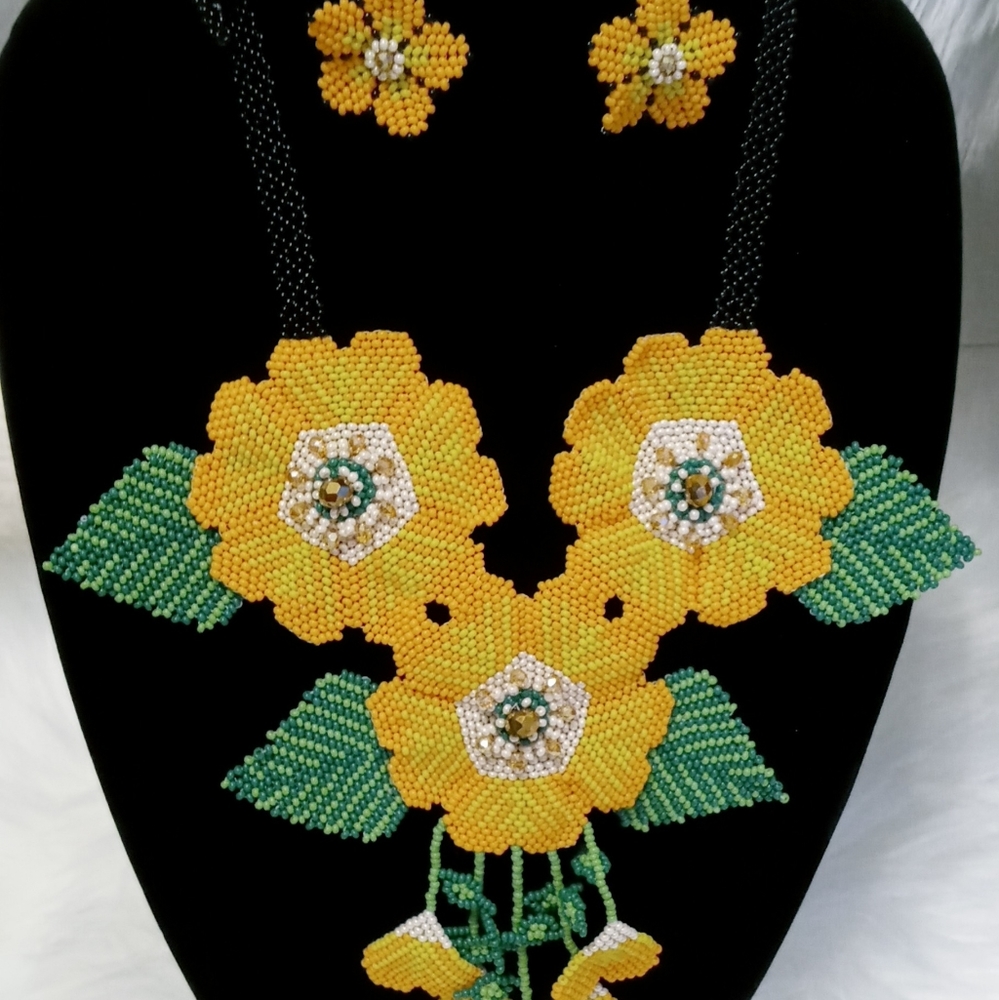 Beautiful Handmade Mexican Jewelry Set" Hermoso Se